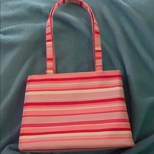 Striped purse